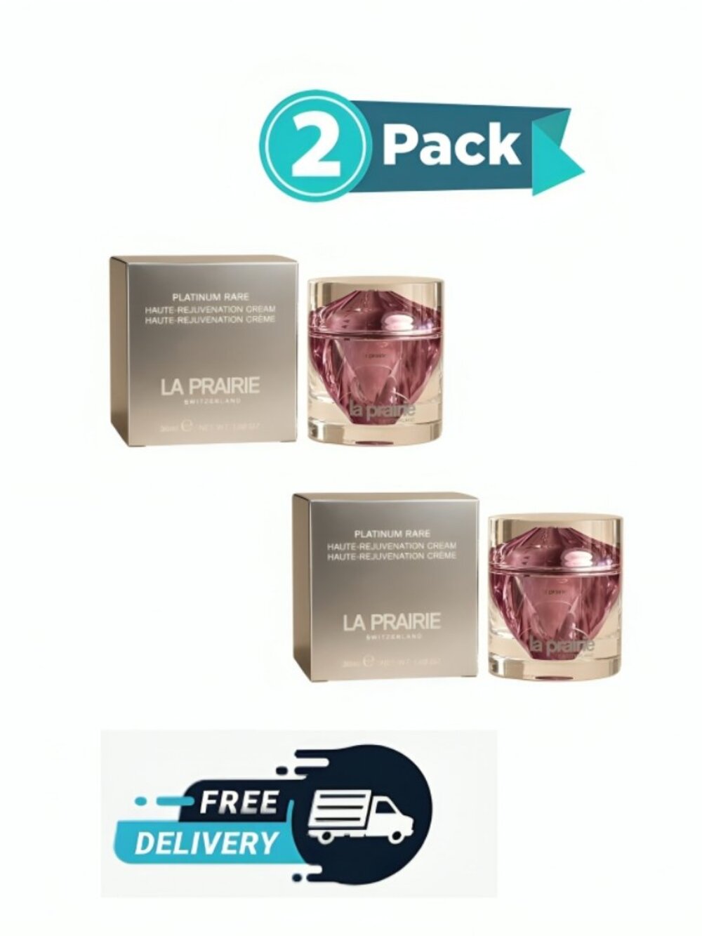 La Prairie Platinum Rare Haute-Rejuvenation Cream – 30ml / 1oz New